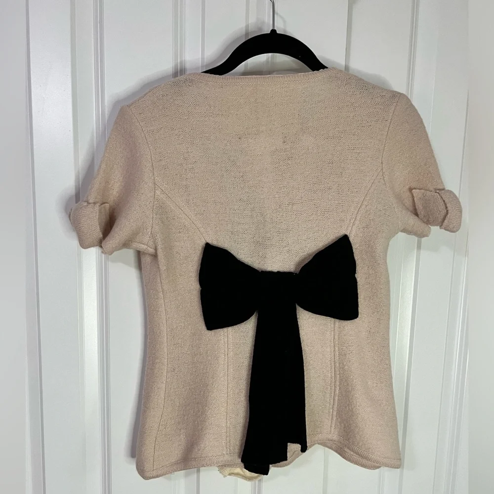 Anthropologie Archival Collection Ou Lin - Corsage Parisian Floral Wool Sweater - Picture 3 of 6